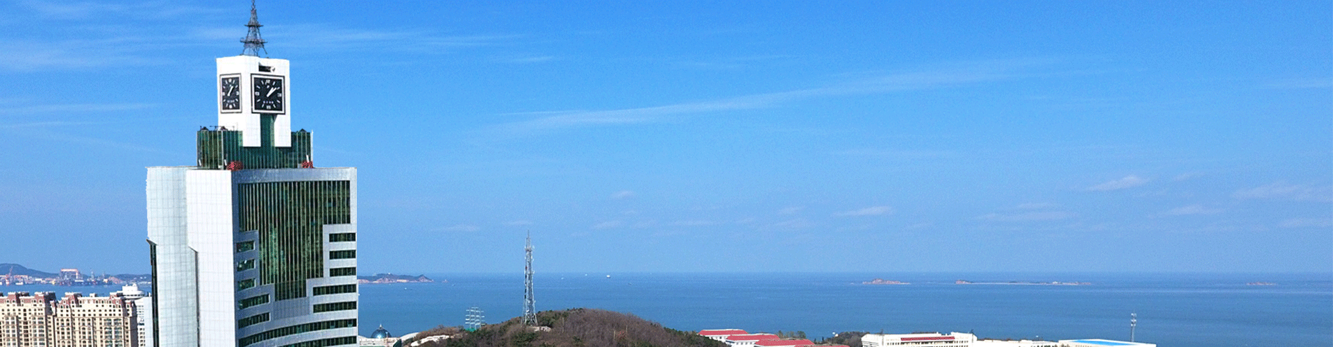 烟台海滨城市风光